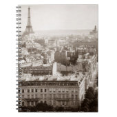 Parijs: Uitzicht van de lucht, 1900 Notitieboek (Voorkant)
