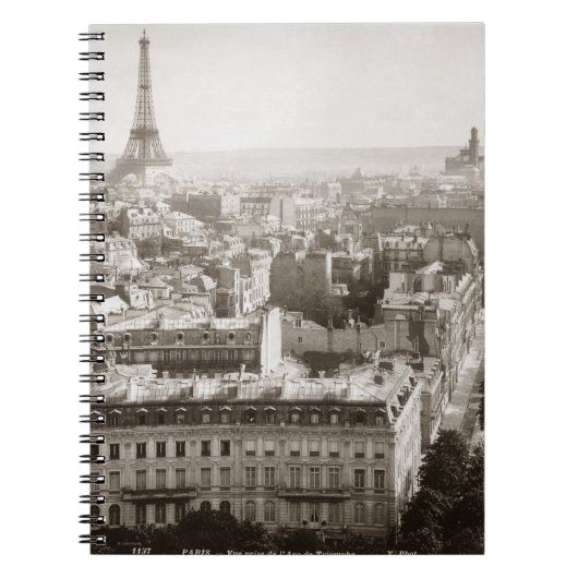 Parijs: Uitzicht van de lucht, 1900 Notitieboek (Voorkant)