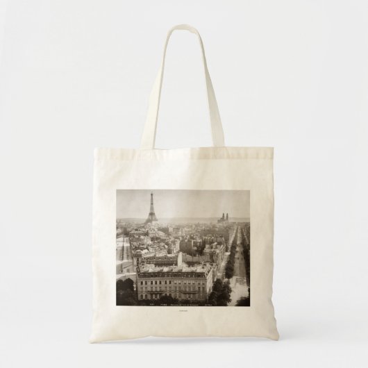 Parijs: Uitzicht van de lucht, 1900 Tote Bag (Voorkant)