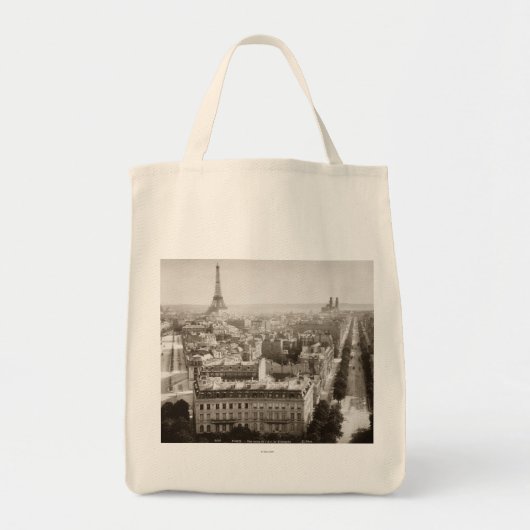 Parijs: Uitzicht van de lucht, 1900 Tote Bag (Voorkant)