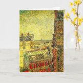 Parijs Uitzicht van Vincent's Room door Vincent va Kaart (Gele Bloem)