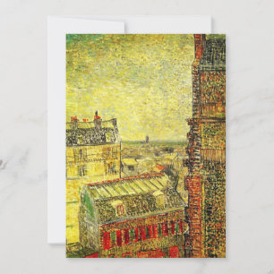 Parijs Uitzicht van Vincent's Room door Vincent va Kaart