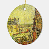 Parijs Uitzicht van Vincent's Room door Vincent va Keramisch Ornament (Links)