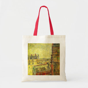 Parijs Uitzicht van Vincent's Room door Vincent va Tote Bag