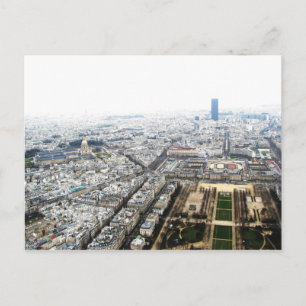 Parijs Uitzicht vanaf Briefkaart Eiffeltoren