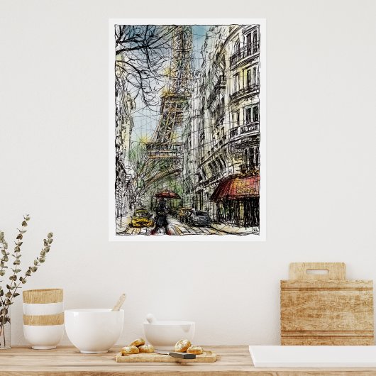 Parijs V Poster (Keuken)