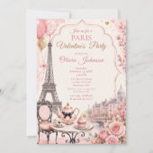 Parijs Valentijnsfeest Kaart (Voorkant)