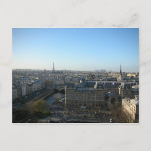 Parijs van Notre-Dame Briefkaart