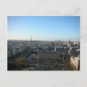 Parijs van Notre-Dame Briefkaart (Voorkant)