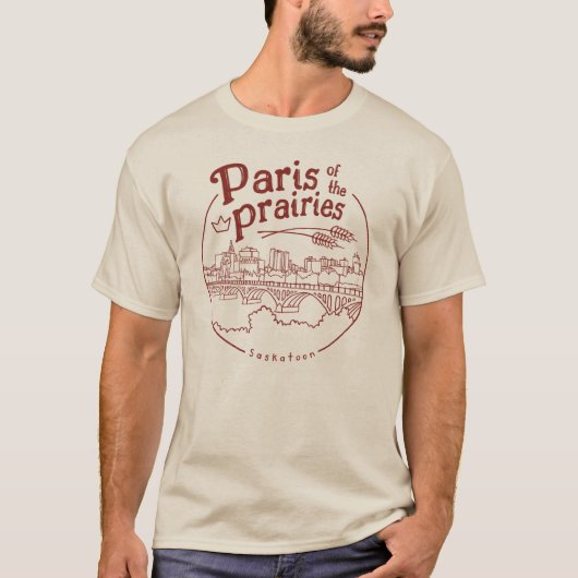 Parijs van prairies t-shirt (Voorkant)