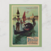 Parijs Venice Italië oud reizen en romantisch Briefkaart (Voorkant)