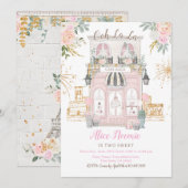 Parijs Verjaardag Kaart (Voorkant / Achterkant)