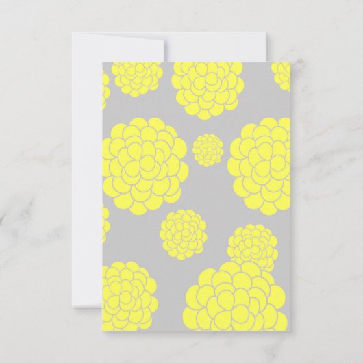 Parijs verliest de Gele Bloemen sparen de Begrotin Save The Date (Achterkant)