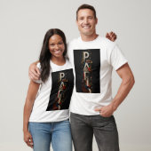 Parijs – Verticale 3D Micro Mozaïek met Franse Kle T-shirt (Unisex)