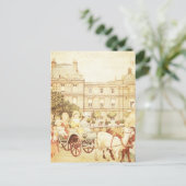  Parijs Victoriaans Kinderwinkelboek Collage Briefkaart (Staand voorkant)