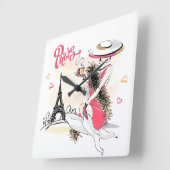 Parijs Vierkante Klok (Hoek)