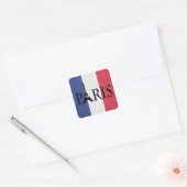 Parijs Vierkante Sticker (Envelop)