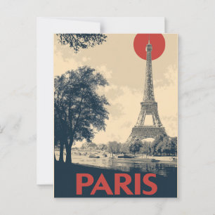 Parijs vintage briefkaart