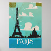 Parijs vintage-poster poster (Voorkant)