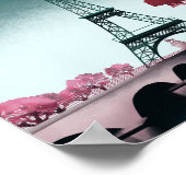 Parijs | Vintage Travel Poster | Uitgebreide matte (Hoek)