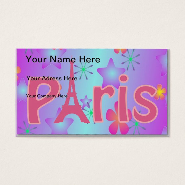 Parijs Visitekaartje (Voorkant)