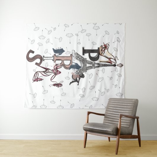 Parijs Wandkleed (In Situ (horizontaal))