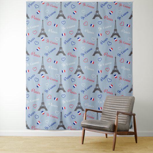 Parijs Wandkleed (In situ)