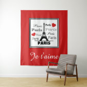 Parijs Wandkleed (In situ)