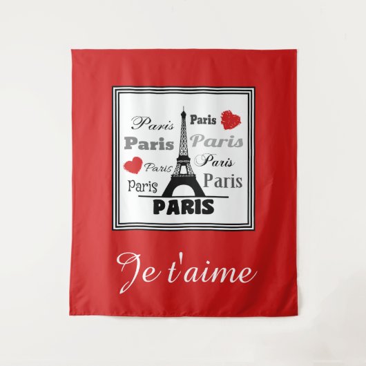 Parijs Wandkleed (Voorkant)