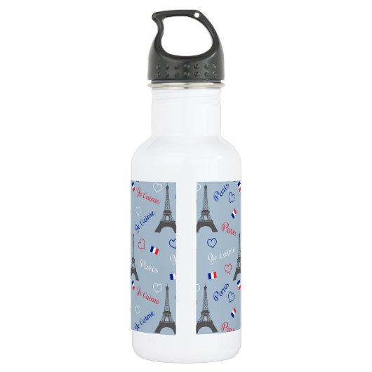 Parijs Waterfles (Achterkant)