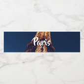 Parijs Waterfles Etiket (Enkel label)
