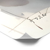 Parijs waterverf kunst poster (Hoek)