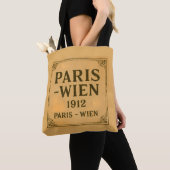Parijs – Wien 1912 Canvas tas (Dichtbij)