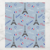 Parijs Wijn Etiket (Enkel label)