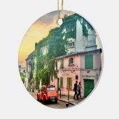 Parijs zonsondergang kerstboom decoratie (Links)