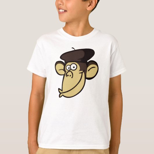 parijse aap t-shirt (Voorkant)
