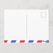 Parijse ansichtkaart briefkaart (Achterkant)