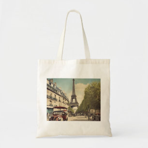 Parijse ansichtkaart tote bag