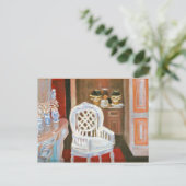 PARIJSE ANTIEK WINKEL BRIEFKAART (Staand voorkant)