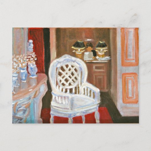 PARIJSE ANTIEK WINKEL BRIEFKAART (Voorkant)