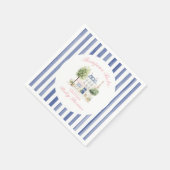 Parijse Baby shower Parijse Cafe Tea Party Servet (Hoek)