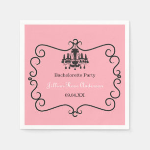 Parijse Bachelorette-feestje - servet