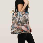 Parijse Ballet Charm Canvas tas (Dichtbij)