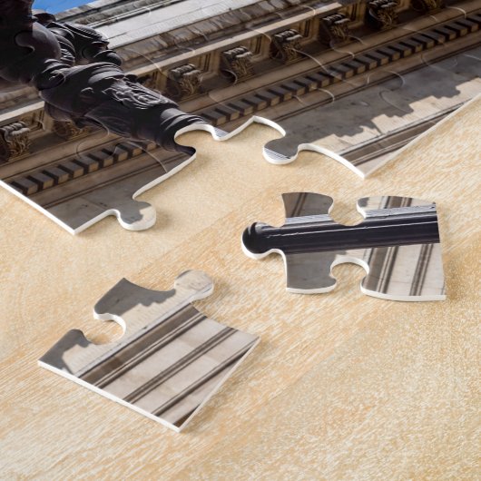 Parijse beurs voor beursgenoteerde aandelen - Fran Legpuzzel (Zijkant)