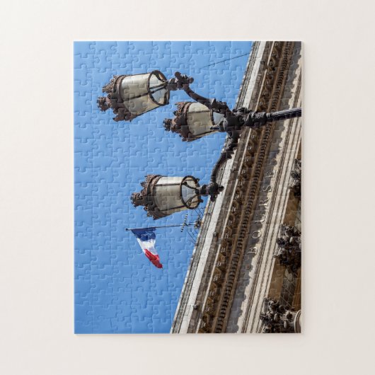 Parijse beurs voor beursgenoteerde aandelen - Fran Legpuzzel (Verticaal)