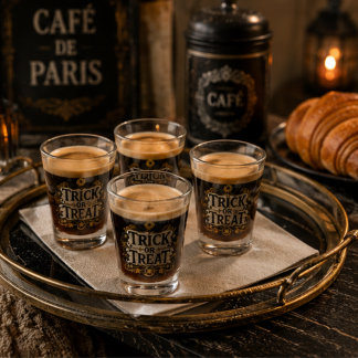 Parijse Bistro Mozaïektegel Pint Gotische Shot Glas