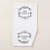 Parijse bloemenmarkt bad handdoek (Handdoek)