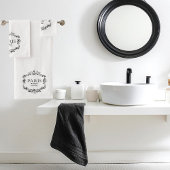 Parijse bloemenmarkt bad handdoek