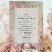 Parijse bloesem Eiffeltoren Parijs bruiloft Kaart