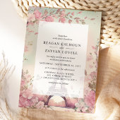 Parijse bloesem Eiffeltoren Parijs bruiloft Kaart